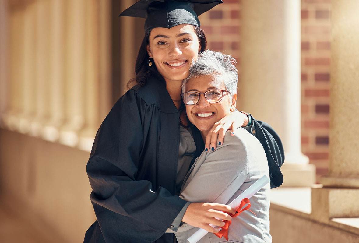 Graduating Student with Grandma